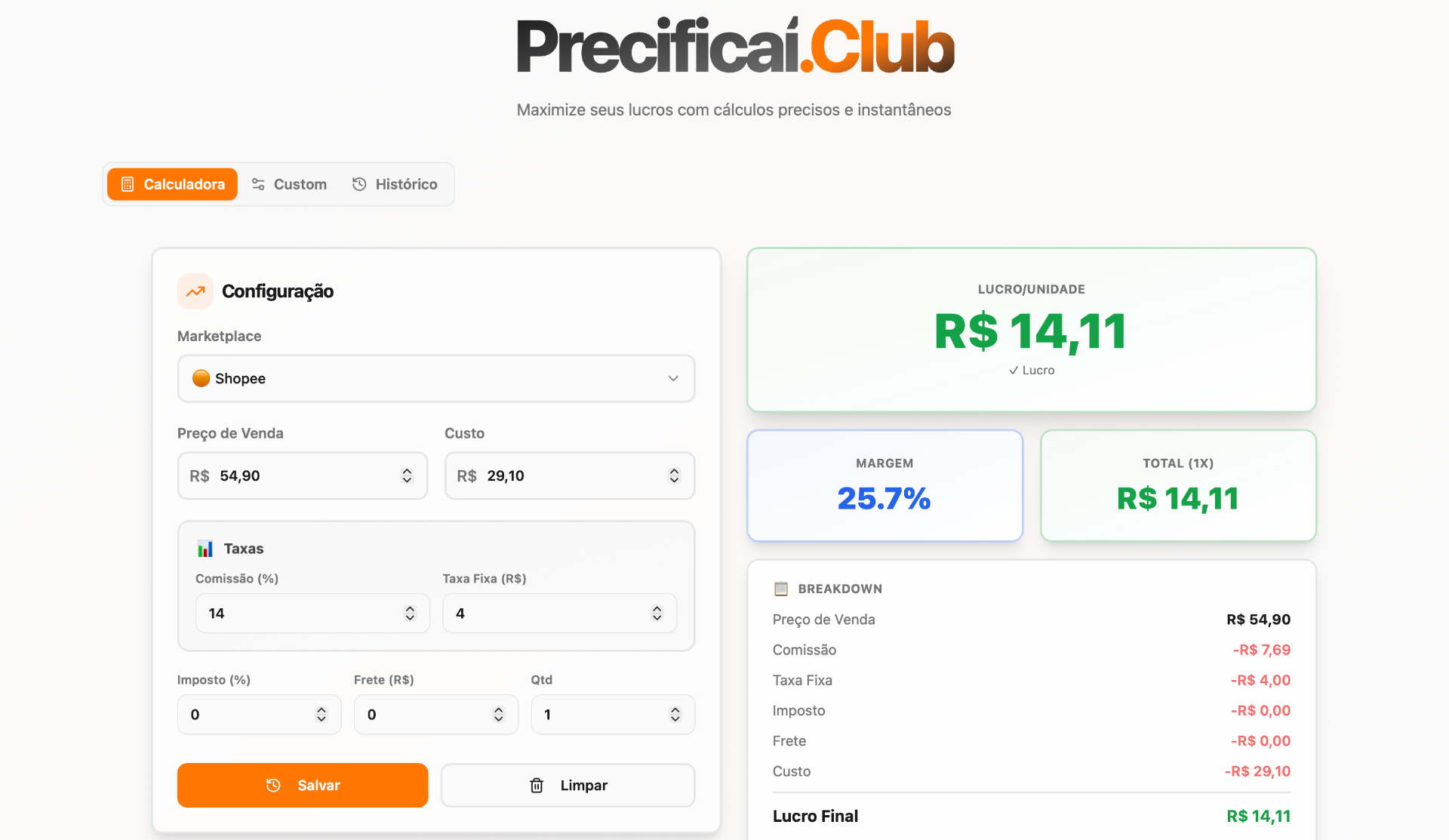 Precificai.club